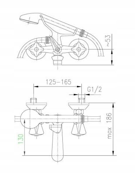KFA BATERIA STANDARD WANNOWA ŚCIENNA zdjęcie 2