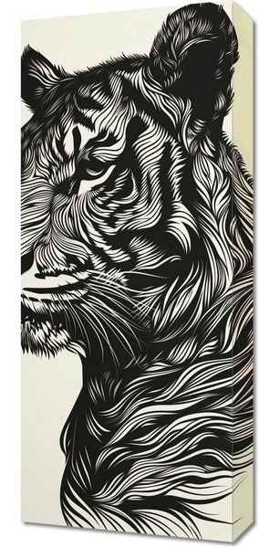 Obraz 30x70cm Tygrysi Gwizd zdjęcie 1
