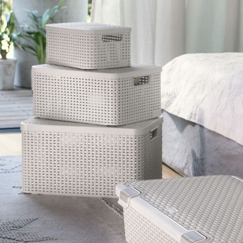 Curver Koszyk Pudełko Z Pokrywką Pojemnik 18L na Arena.pl