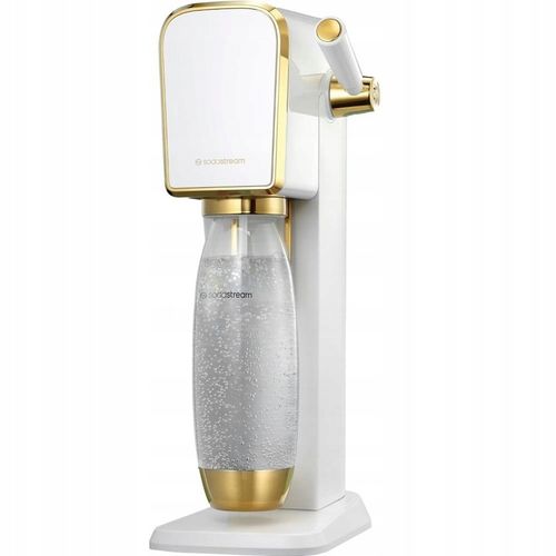 SodaStream Zestaw Saturator Art + butelka 1 L + nabój Biało-złoty na Arena.pl