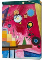 Obraz 60x90cm Heavy Red, Wassily Kandinsky Vintage do Salonu