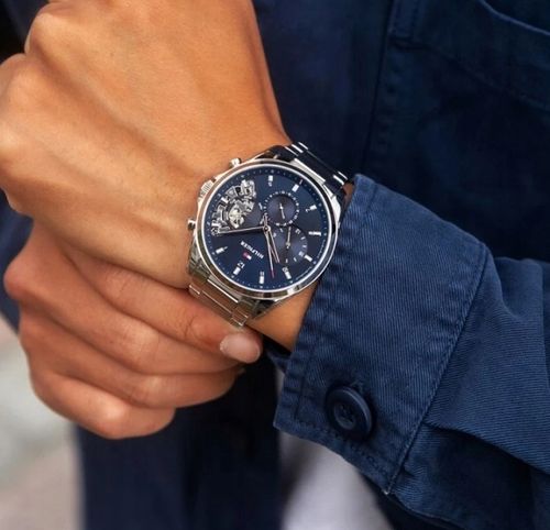 Zegarek męski Tommy Hilfiger na regulowanej bransolecie 5ATM Jakość 1710448 na Arena.pl