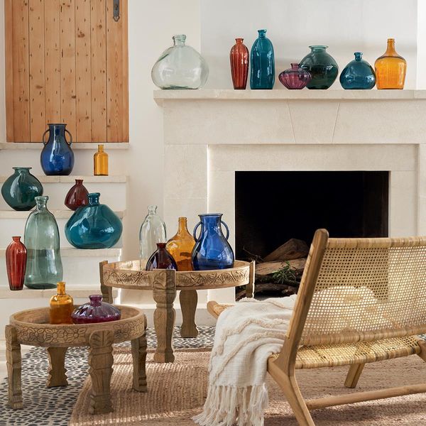 Wazon Dame J szklany 51cm transparentny zdjęcie 2