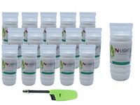 15x Wkład parafinowy do zniczy n-light 14 cm 3 DNI [ZESTAW]