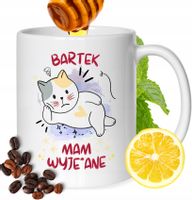 Kubek Dla Bartka Kolegi Przyjaciela Męża Z Nadrukiem Prezent Biały 330Ml