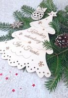 Drewniany kalendarz adwentowy, baza do kalendarza