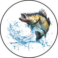 Opłatek na tort Ryba Wędkarz Wędka