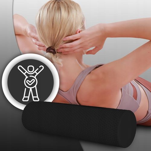 ROLLER DO MASAŻU ĆWICZEŃ ROLER CROSSFIT DUŻY 45,5x15,5CM WAŁEK na Arena.pl