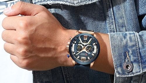 CURREN ELEGANCKI ZEGAREK MĘSKI DATOWNIK CHRONOGRAF na Arena.pl