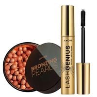 Avon True Zestaw Tusz Genius + Perełki Deep Bronze