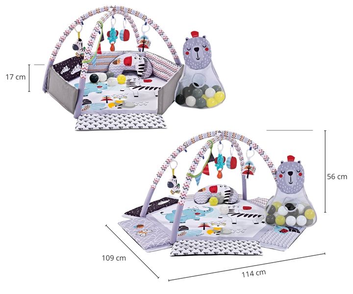 MILLY MALLY 6830 TinyMini CC9639 Mata edukacyjna Śpiący Miś zdjęcie 6