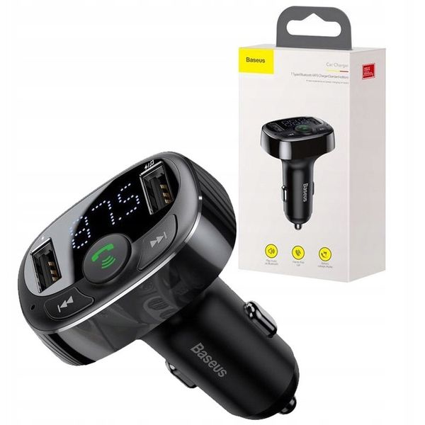 Baseus Ładowarka samochodowa Transmiter Bluetooth zdjęcie 7