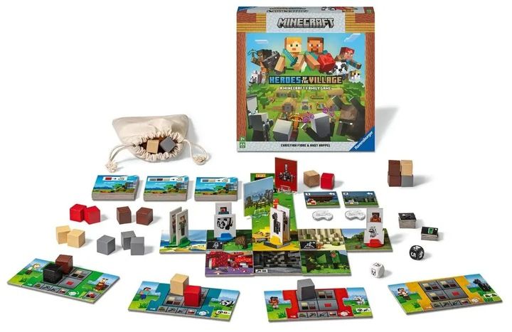 Gra planszowa RAVENSBURGER Minecraft Uratuj wioskę zdjęcie 6