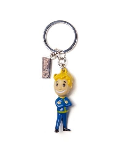 Metalowy Brelok 3D Vault Boy - Fallout na Arena.pl