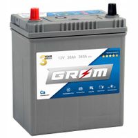 Akumulator GROM Premium 38Ah 340A EN Japan Lewy Plus DTR