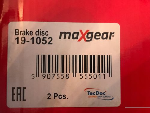 TARCZA HAM. DB P. SPRINTER 06- MAXGEAR na Arena.pl
