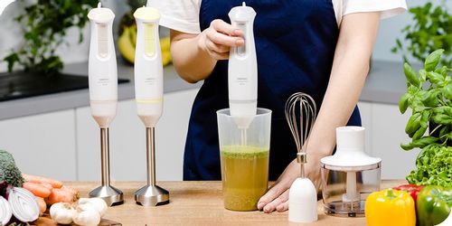 Blender ręczny Zelmer ZHB4562L Pulsar Deluxe Max 800W biało-zielony na Arena.pl