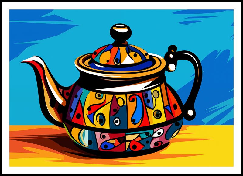 Plakat 100x70cm Może Herbatki? zdjęcie 3