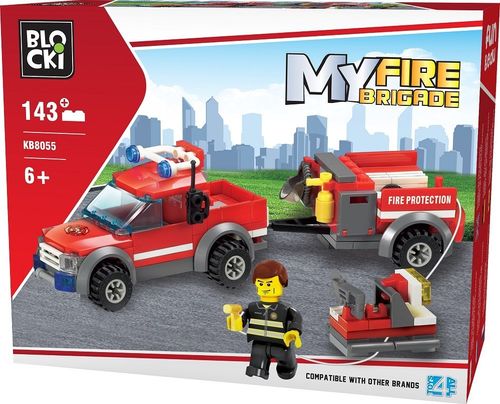 Klocki Blocki MyFire Auto z Przyczepą 143 e na Arena.pl
