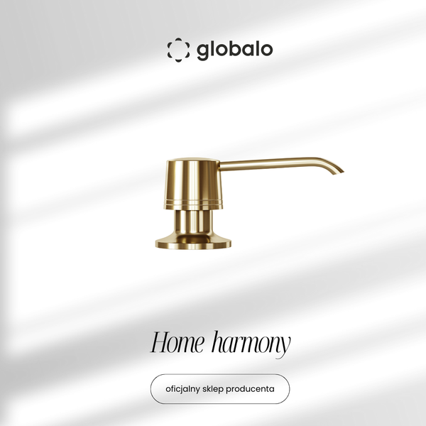 Dozownik GLOBALO Intio Light Gold Mat zdjęcie 1