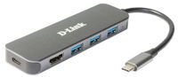 D-Link 5-in-1 USB-C Hub with