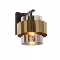 Kinkiet Candellux Spiega 1xE27 60W Czarny Miedziany IP20