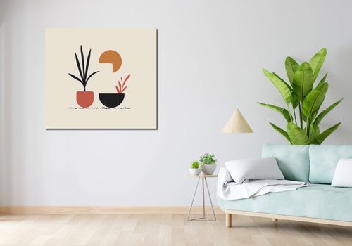 Obraz 100x90cm Domowy Ogród na Arena.pl