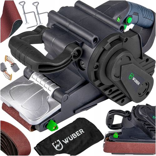 SZLIFIERKA TAŚMOWA WIELOFUNKCYJNA MOCNA DO DREWNA Z REGULACJĄ 1900W na Arena.pl