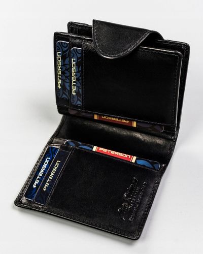 Portfel skórzany zcarny prezent DLA BABCI z GRAWEREM na Arena.pl