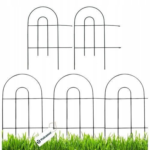 Ozdobny Płotek Ogrodowy 83cm Metal Rabatowy Do Ochrony Krzewów Roślin 308cm na Arena.pl