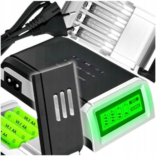 ŁADOWARKA AUTOMATYCZNA DO BATERII AKUMULATORÓW PALUSZKÓW WSKAŹNIK AAA i AA na Arena.pl