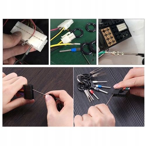 KLUCZE WYJMAKI DO DEMONTAŻU PINÓW KONEKTORÓW RADIA KOSTEK ZESTAW XXL na Arena.pl