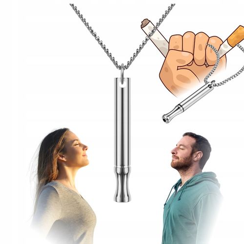 Naszyjnik do RZUCANIA PALENIA rzuć nałóg pomoc z nałogiem uspokajający na Arena.pl