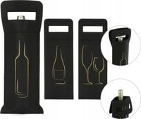 3X FILCOWE TOREBKI PREZENTOWE TORBY BUTELKI ALKOHOLU WINO SZAMPAN WHISKY