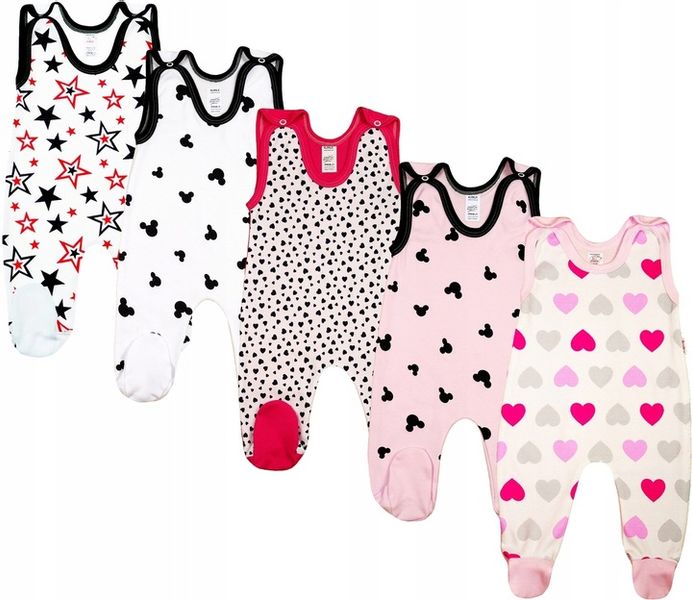 ŚPIOCHY ŚPIOSZKI bawełniane 5 PAK DZ 62 KLEKLE zdjęcie 1