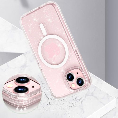 tech-protect flexair hybrid magsafe iphone 15 glitter clear na Arena.pl