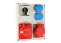 Rozdzielnica budowlana L-P 1x32A/5 1x16A/5 2x230V Viplast