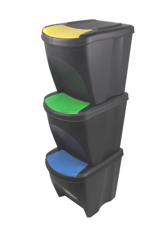 Zestaw koszy na śmieci do segregacji SET3 25 l na Arena.pl