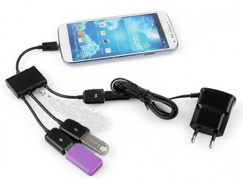 MICRO USB HUB ROZDZIELACZ TABLET SMARTPHONE na Arena.pl