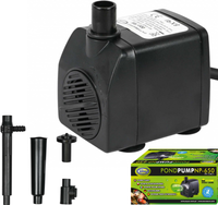 AQUA NOVA Pompa energooszczędna do oczka wodnego fontanna 8W NP-650 L/h