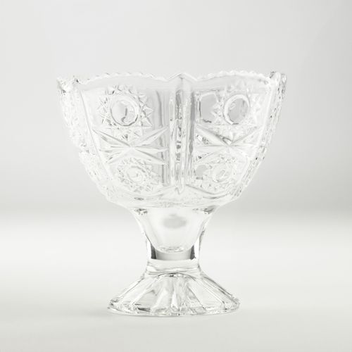 PUCHAREK Z KRYSZTAŁOWYM WZOREM SZKLANY DO PODAWANIA LODÓW DESERÓW 245ML na Arena.pl