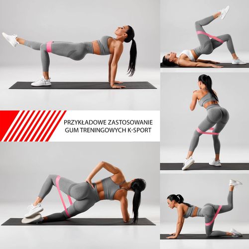 Power Band Mini - Guma Treningowa do ćwiczeń mobility zielona K-SPORT na Arena.pl