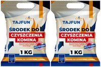 ŚRODEK DO CZYSZCZENIA KOMINA PIECA USUWANIA SADZY SMOŁY TAJFUN 2 KG