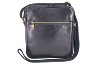 Męska torba CASUAL z regulowanym paskiem - Czarna