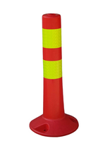 Słupek drogowy parkingowy blokujący odblaskowy 45cm SD-45-2