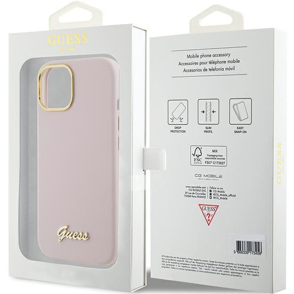 Etui Guess do iPhone 15, iPhone 14, iPhone 13, Różowy zdjęcie 8
