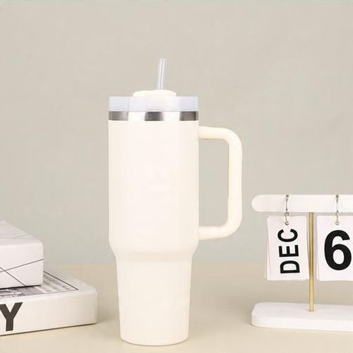 1200ML KUBEK TERMICZNY ZE SŁOMKĄ I USTNIKIEM TERMOS DO SAMOCHODU na Arena.pl