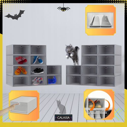 10X PUDEŁKA NA BUTY ORGANIZER PUDEŁKO SZAFKA PÓŁKA STOJAK POJEMNIKI na Arena.pl