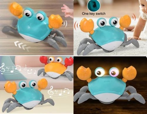 KRAB ŁAZIK PEŁZAJĄCY INTERAKTYWNY Z DZWIĘKIEM i ŚWIATŁEM LED na Arena.pl