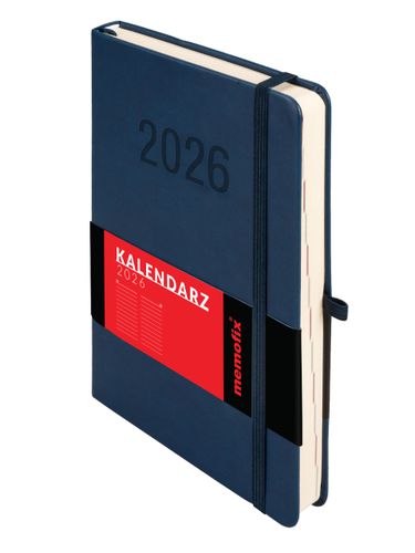 KALENDARZ 2026 MEMOFIX A5 TDW GRANATOWY ANTRA na Arena.pl